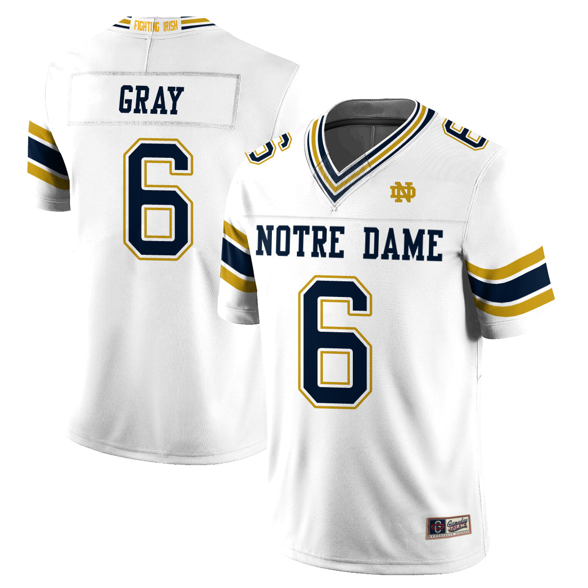 ND 2026 Shamrock Series Football Vapor Jersey - Stitched