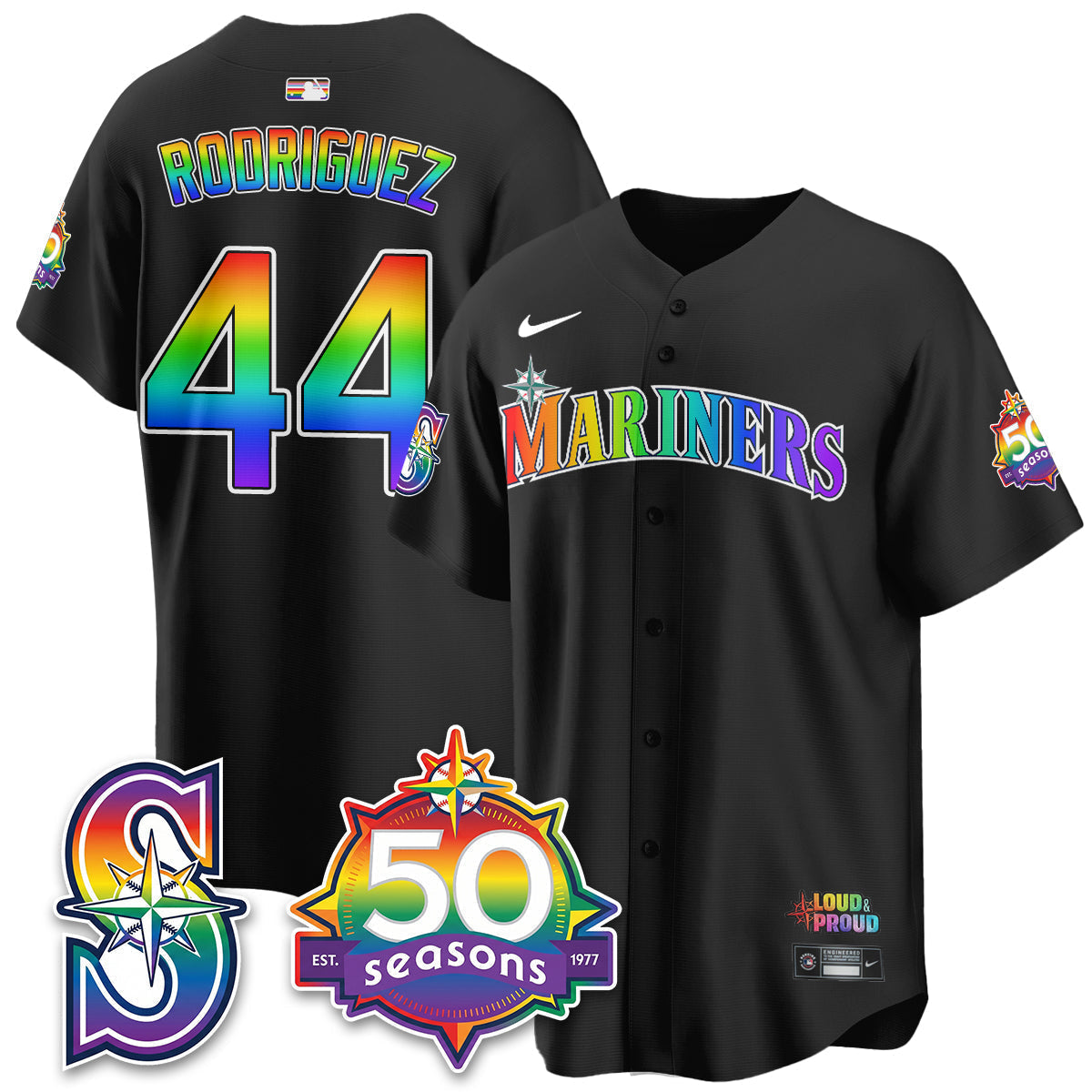SEA Happy Pride Month Vapor Jersey - Stitched