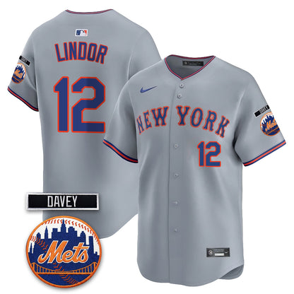 NYM 2026 Davey Johnson Memorial Vapor Limited Jersey - Stitched