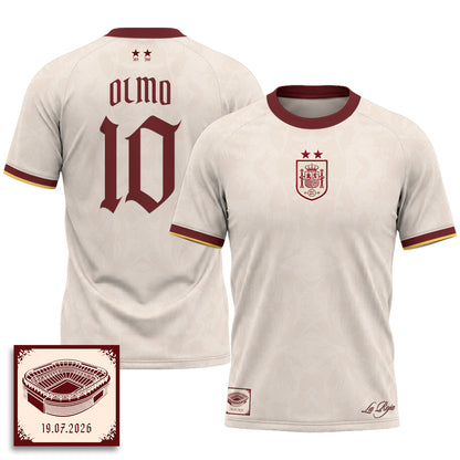 Spain 2026 Soccer Champions Vapor Jersey - Printed
