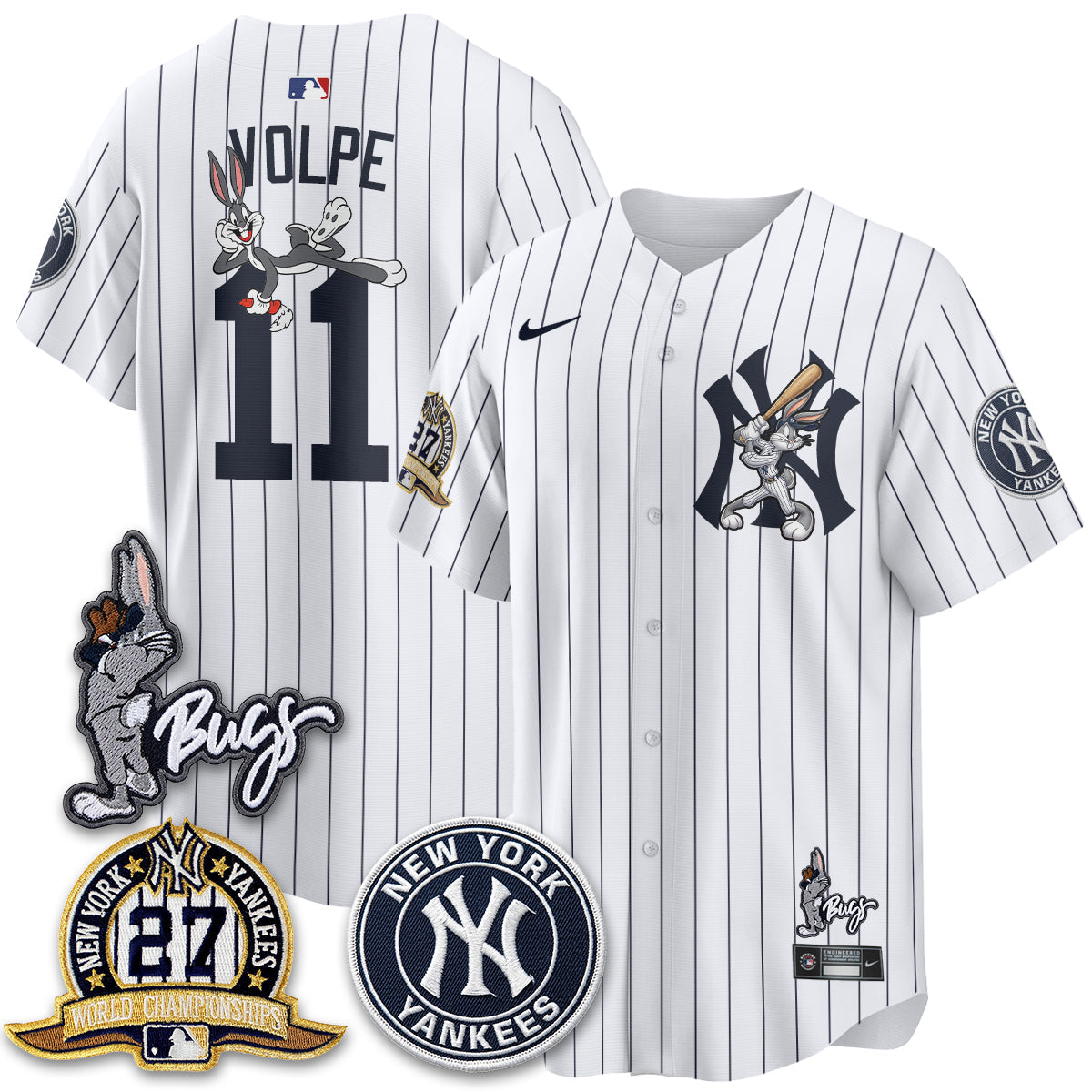 NYY Bunny Vapor Limited Jersey - Stitched