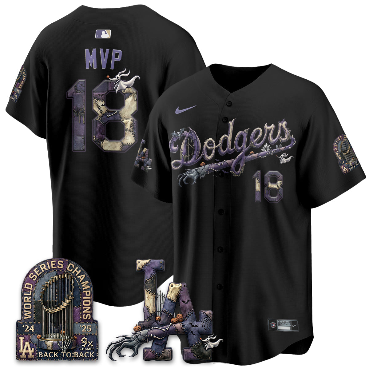 LAD Nightmare Edition Vapor Jersey - Stitched
