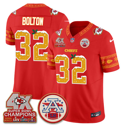 KC Xmas Edition Vapor Jersey - Stitched