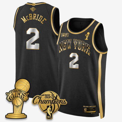 NYK 2026 NBA Champions Gold Edition Vapor Jersey - Stitched