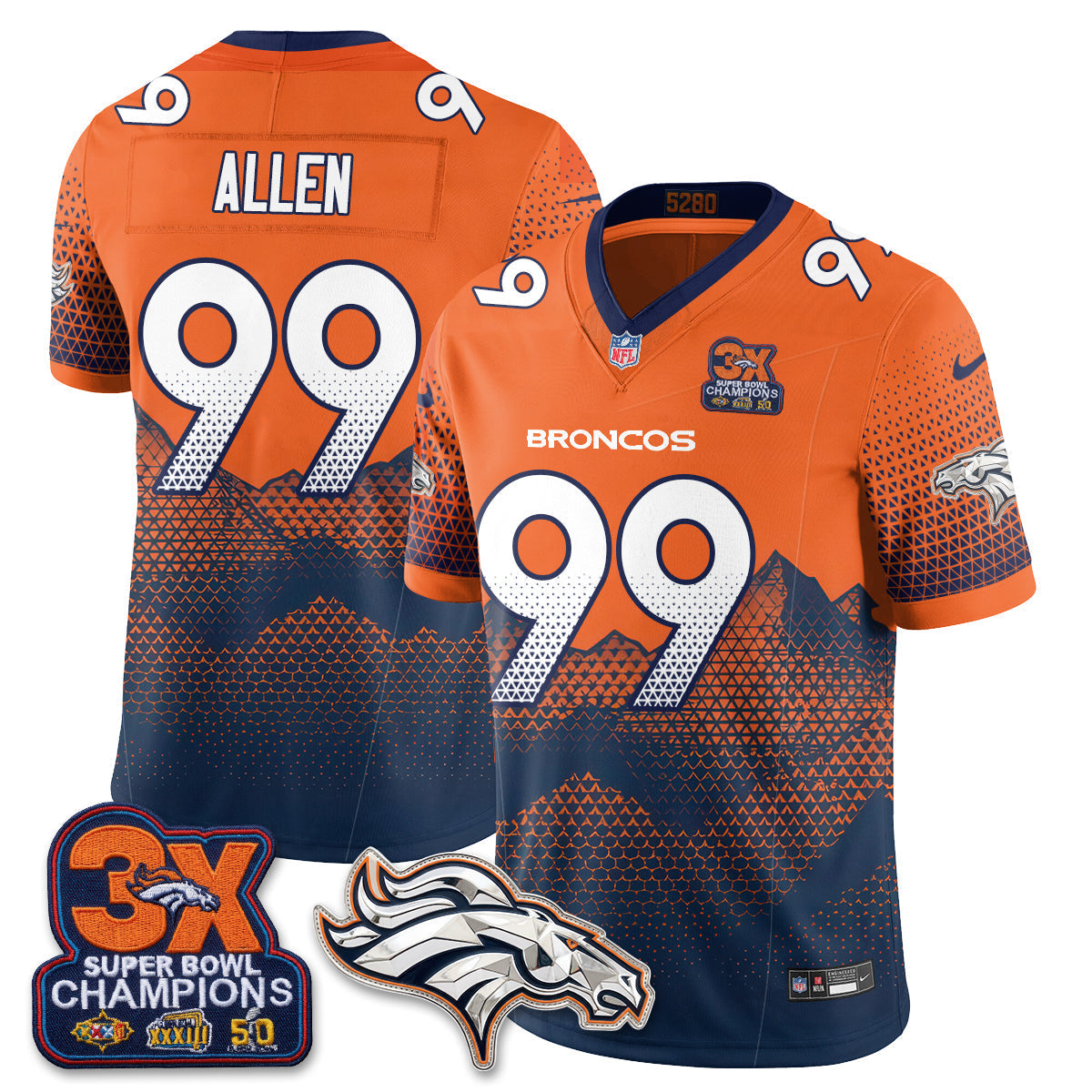 DEN Fangear Edition Vapor Jersey - Stitched