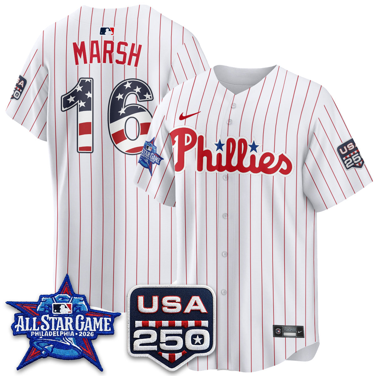 PHI 2026 All Star Edition Vapor Jersey - Stitched