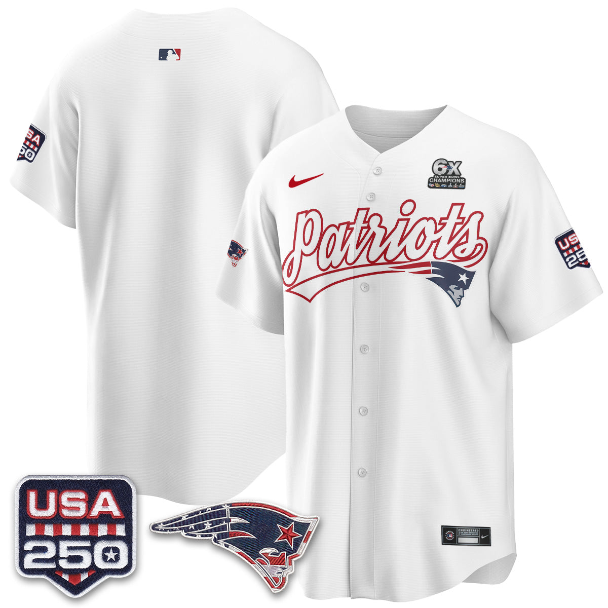 NE America Edition Vapor Jersey - Stitched