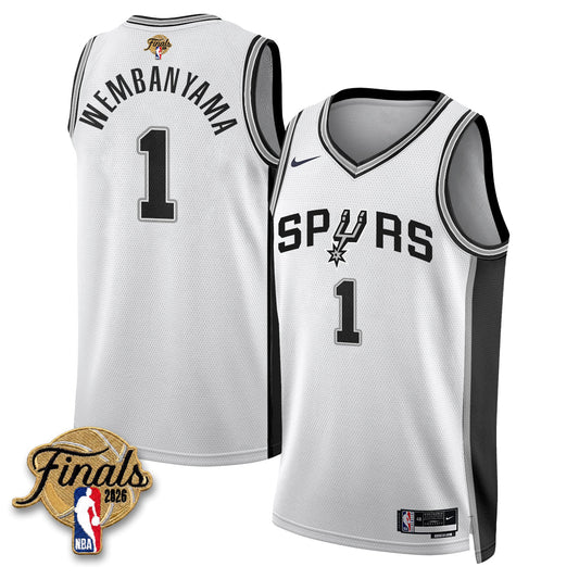 SAS 2026 NBA Western Conference Champions Vapor Jersey V2- Stitched