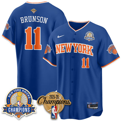 NYK 2026 NBA Champions Special Edition Vapor Jersey V2- Stitched