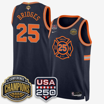NYK 2026 NBA Eastern Conference Champions City Edition Jersey V2- Stitched