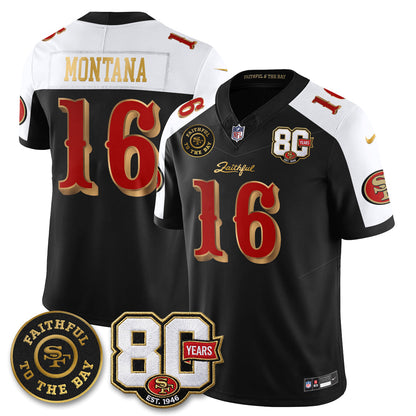 SF “Rivalries” Vapor Limited Jersey - Faithful To The Bay Patch - Stitched