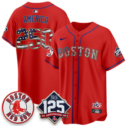 BOS 2026 Independence Day USA Vapor Limited Jersey - Stitched-DTD