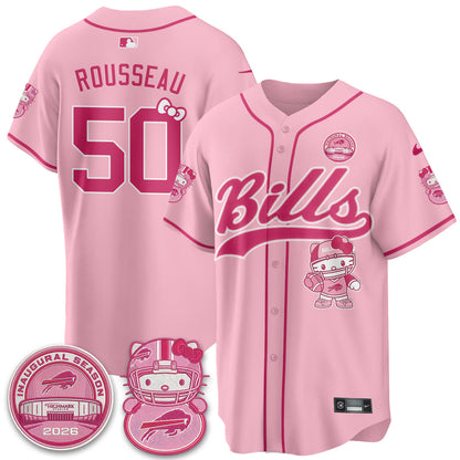 BUF x Meow  Vapor Baseball Jersey - Stitched