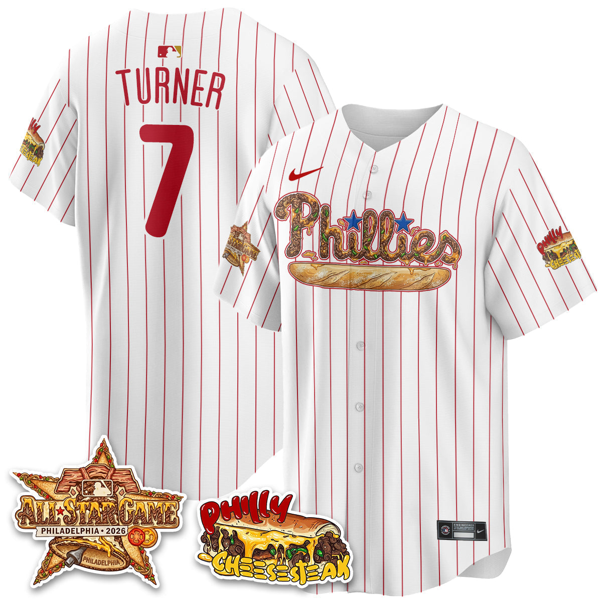 PHI Cheesesteak Edition Vapor Limited Jersey - Stitched