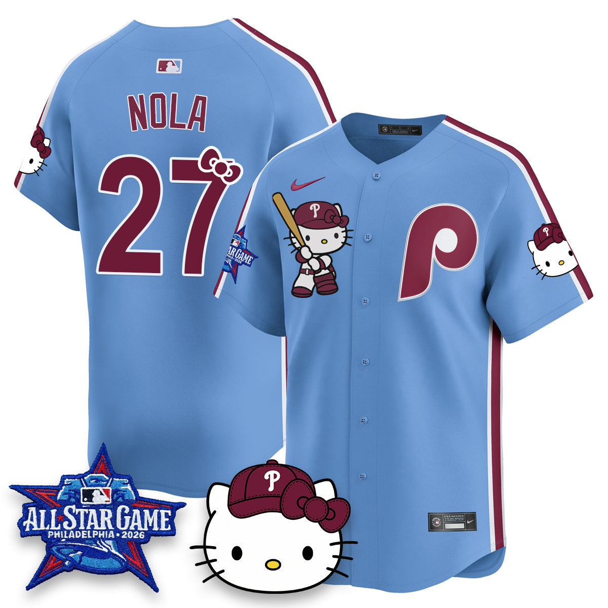 PHI x Meow Kitty Vapor Limited Jersey V2- Stitched-NQD