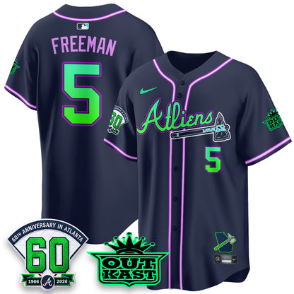 ATL x Atliens Cool Base Galaxy Version Jersey - Stitched