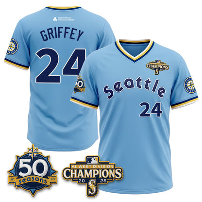 SEA 50th Anniversary Throwback Limited Jersey - Stitched