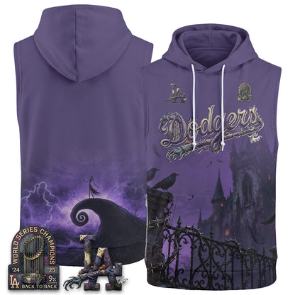 LAD Nightmare Edition Sleeveless Hoodie Tank Top - Printed