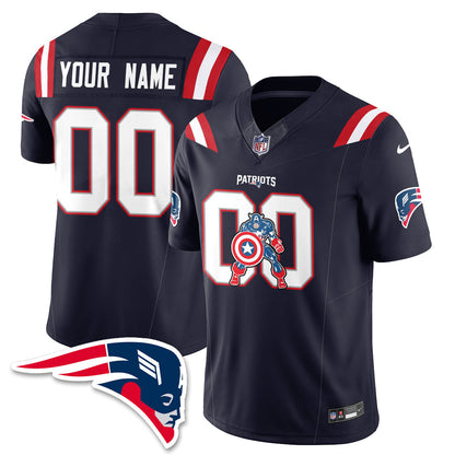 NE x Vibranium Shield Edition Vapor Custom Jersey - Stitched