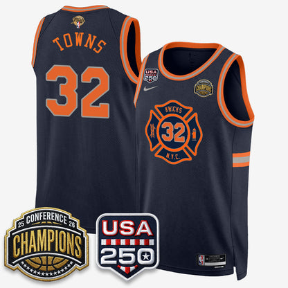 NYK 2026 NBA Eastern Conference Champions City Edition Jersey - Stitched