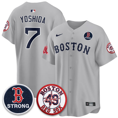 BOS Tim Wakefield Memorial Patch Vaper Premier Limited Jersey - Stitched V2