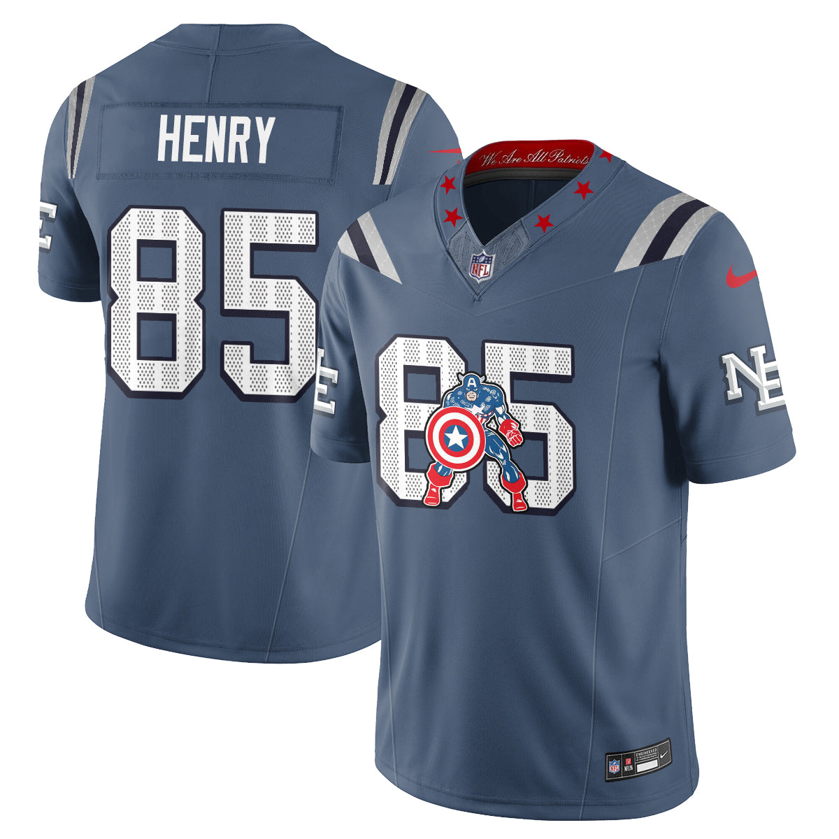NE x Vibranium Shield Edition Vapor Jersey - Stitched