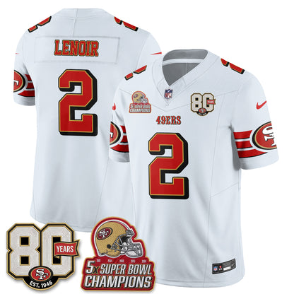 SF Throwback Vapor Jersey - Stitched