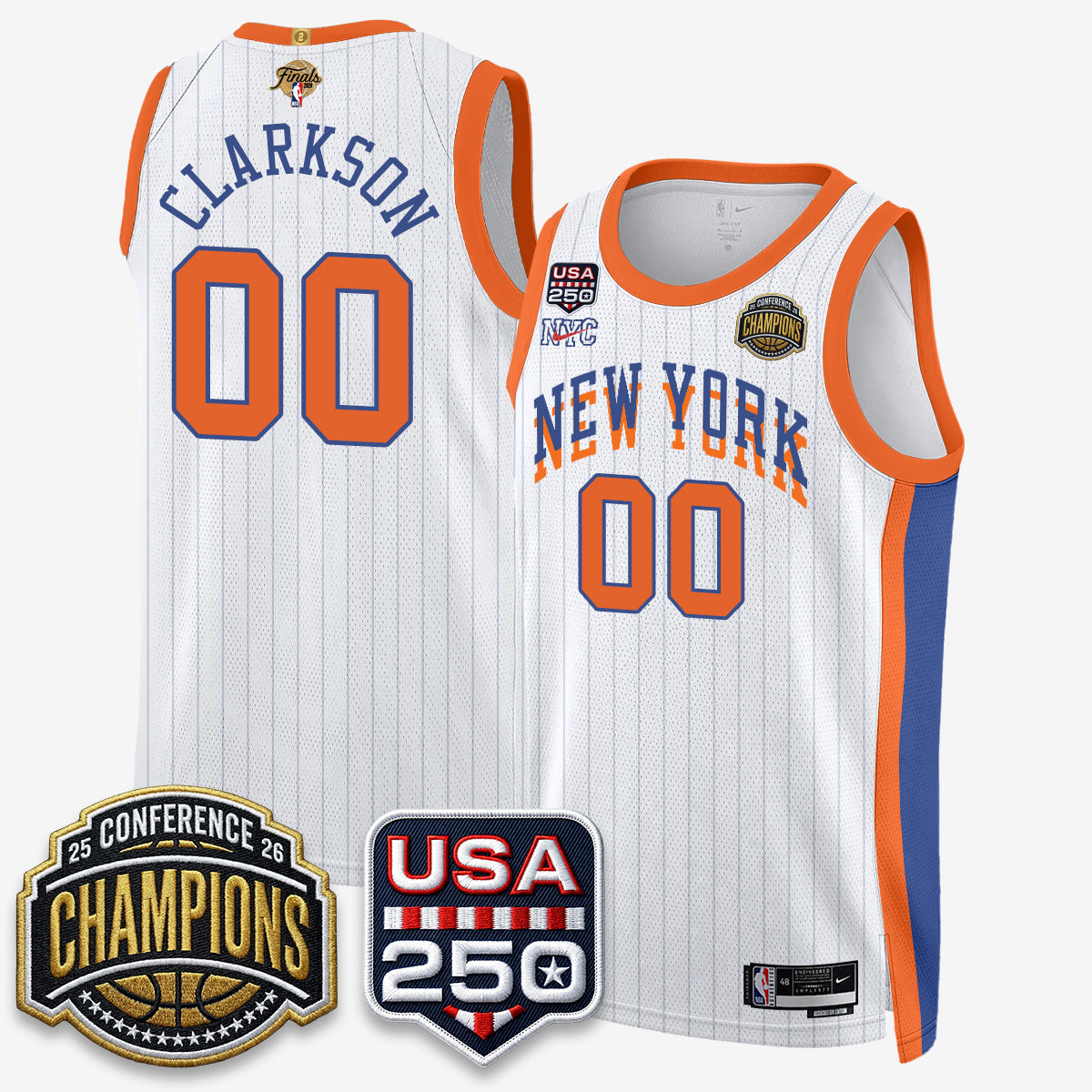 NYK 2026 NBA Eastern Conference Champions City Edition Jersey V2- Stitched