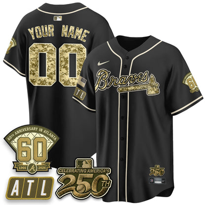 ATL Salute to Service 2026 Vapor Limited Custom Jersey - Stitched
