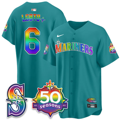 SEA Happy Pride Month Vapor Jersey - Stitched