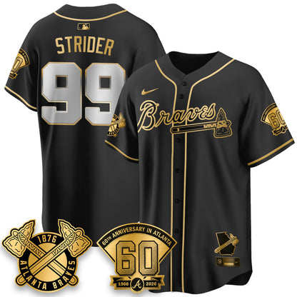 ATL 60th Anniversary Special Edition Vapor Limited Jersey - Stitched
