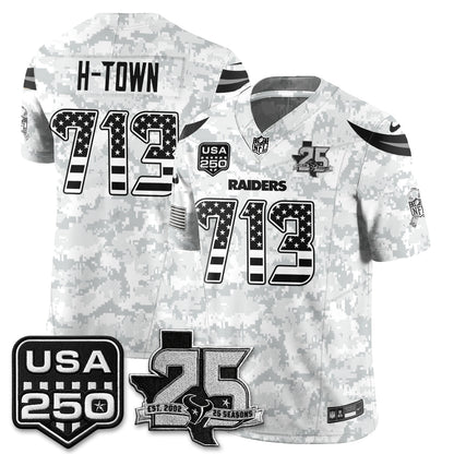 HOU 2026 Salute to Service Edition Vapor Jersey - Stitched