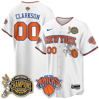 NYK 2026 NBA Finals x Bunny Vapor Jersey V2- Stitched