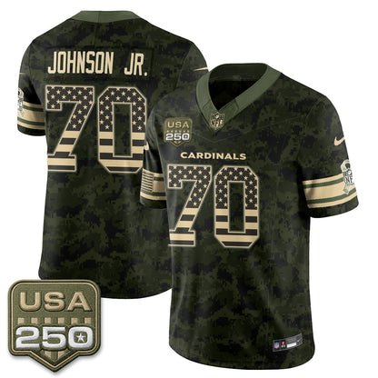 ARI 2026 Salute to Service Vapor Jersey - Stitched
