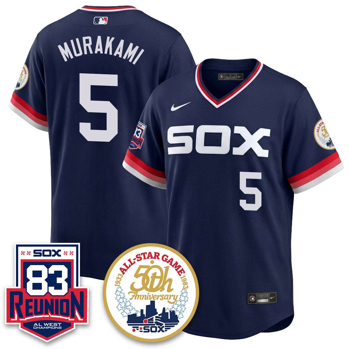 CWS Reunion All West Champions Vapor Jersey - Stitched - DTD