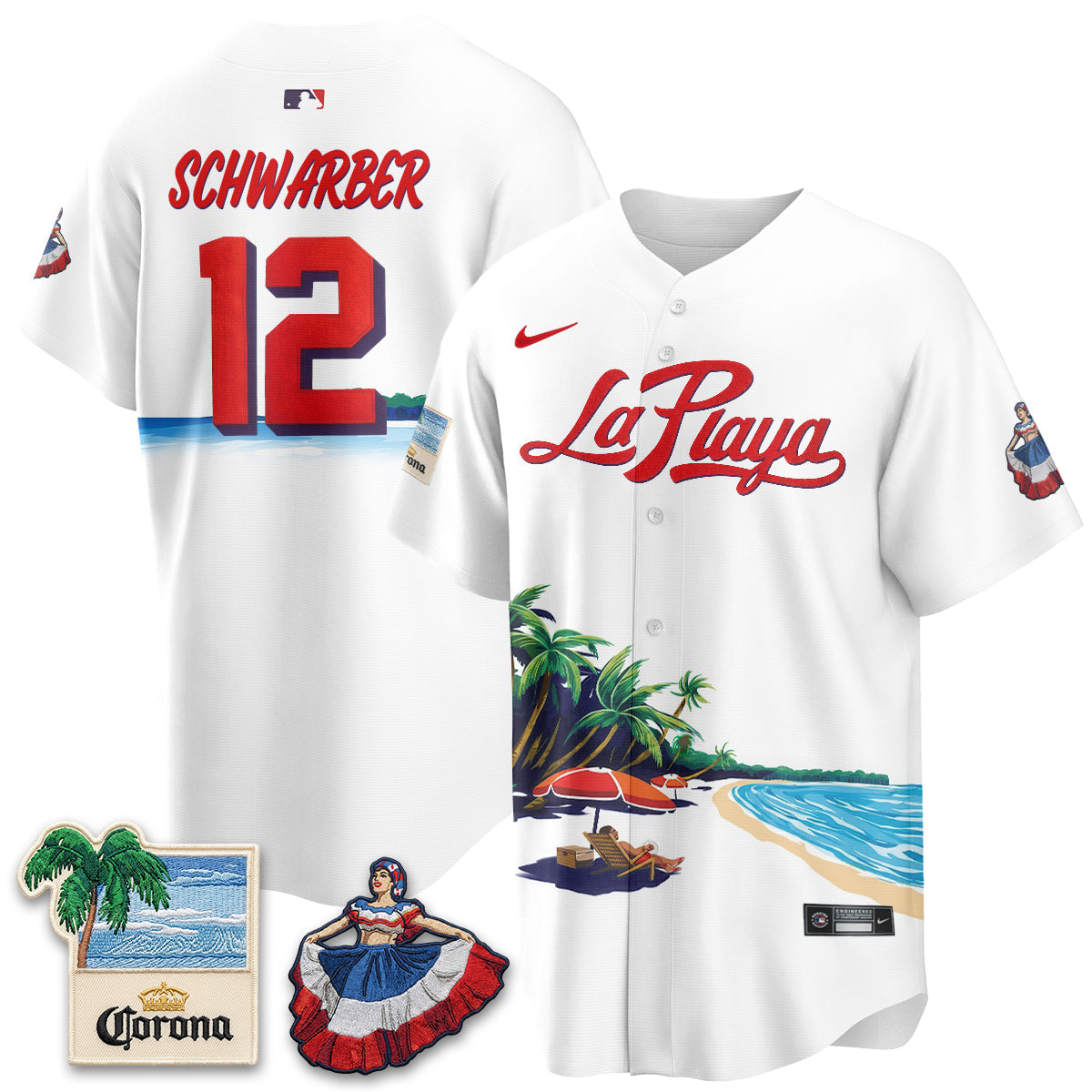 PHI Beach Connect "La Playa" Edition Vapor Jersey- Patch Stitched