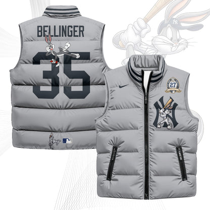 NYY Edition Unisex Puffer Vest - Printed