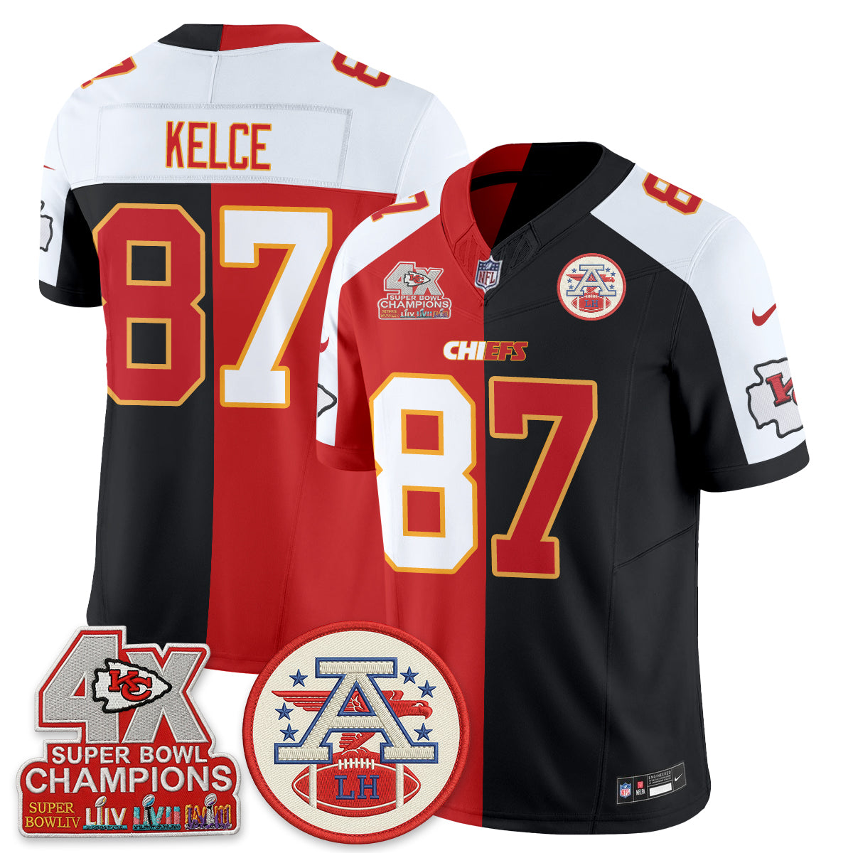 KC Split Edition Vapor Jersey - Stitched