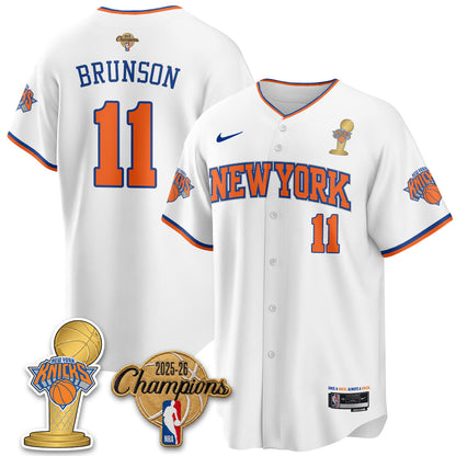 NYK 2026 NBA Champions Vapor Jersey - Stitched