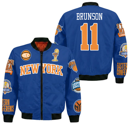 NYK 2026 NBA Finals Champions Limited Edition Bomber Jacket - Printed
