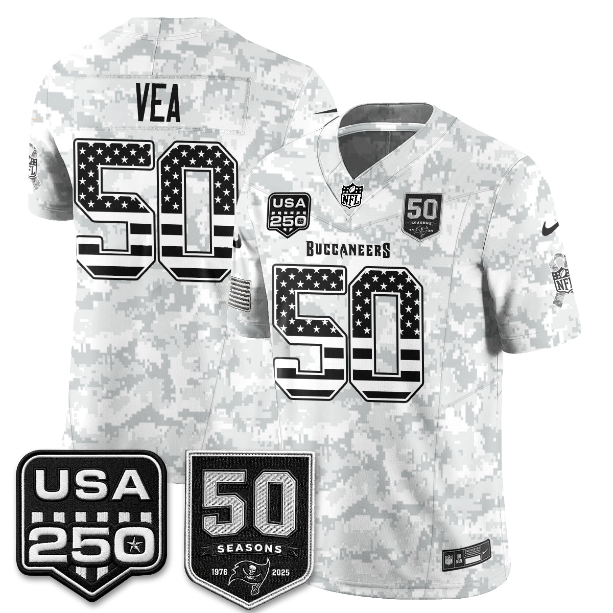 TB 2026 Salute to Service Edition Vapor Jersey - Stitched