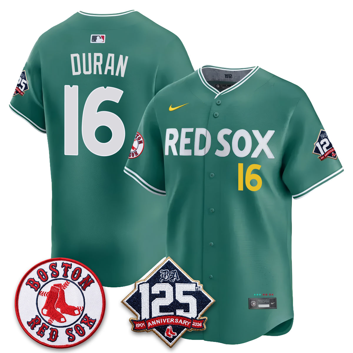 BOS 125th Anniversary Patch Vapor Jersey - Stitched-DTD