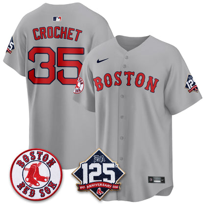 BOS 125th Anniversary Patch Vapor Jersey - Stitched-DTD