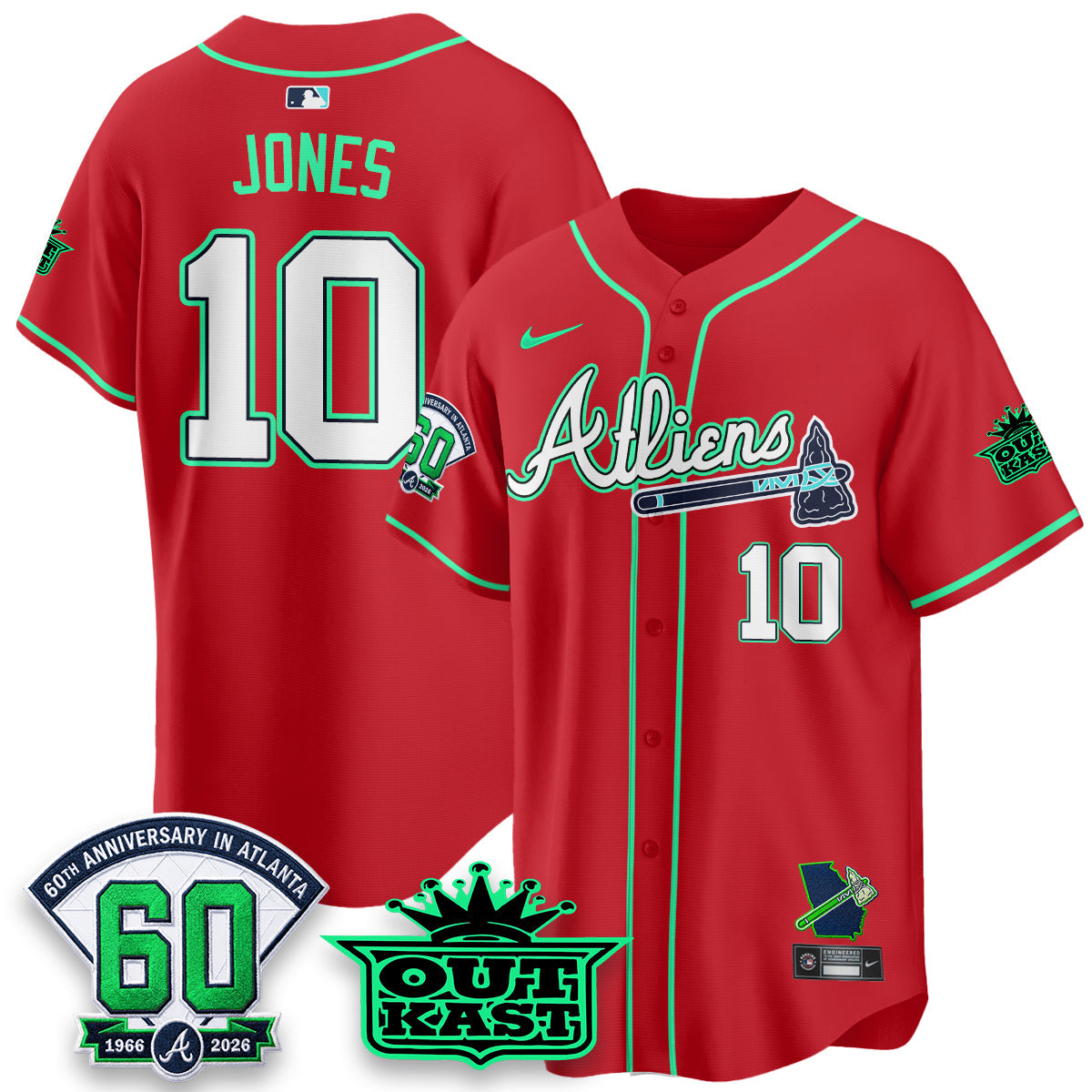 ATL x Atliens Cool Base Galaxy Version Jersey - Stitched-NQD