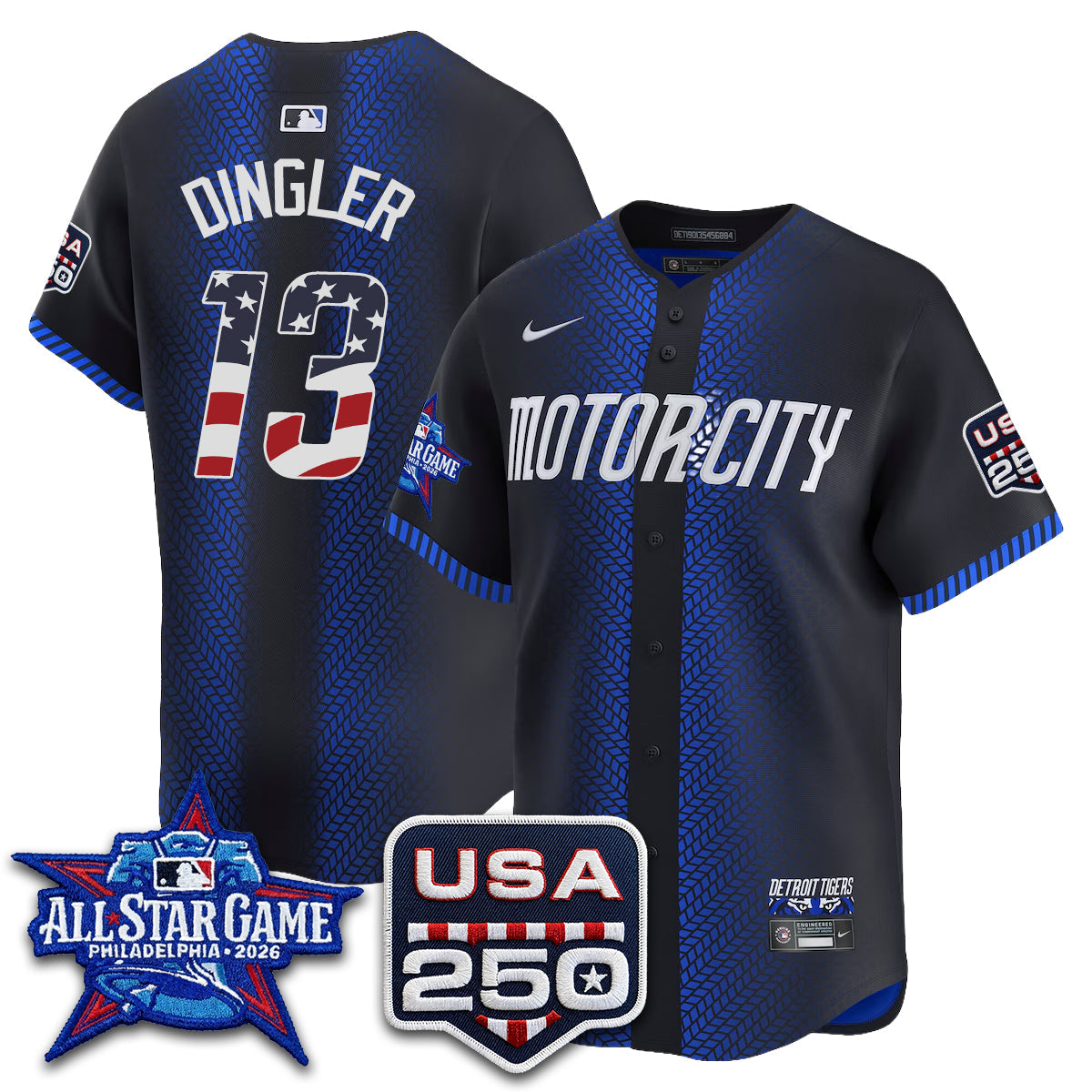 DET 2026 All Star Edition Vapor Jersey - Stitched