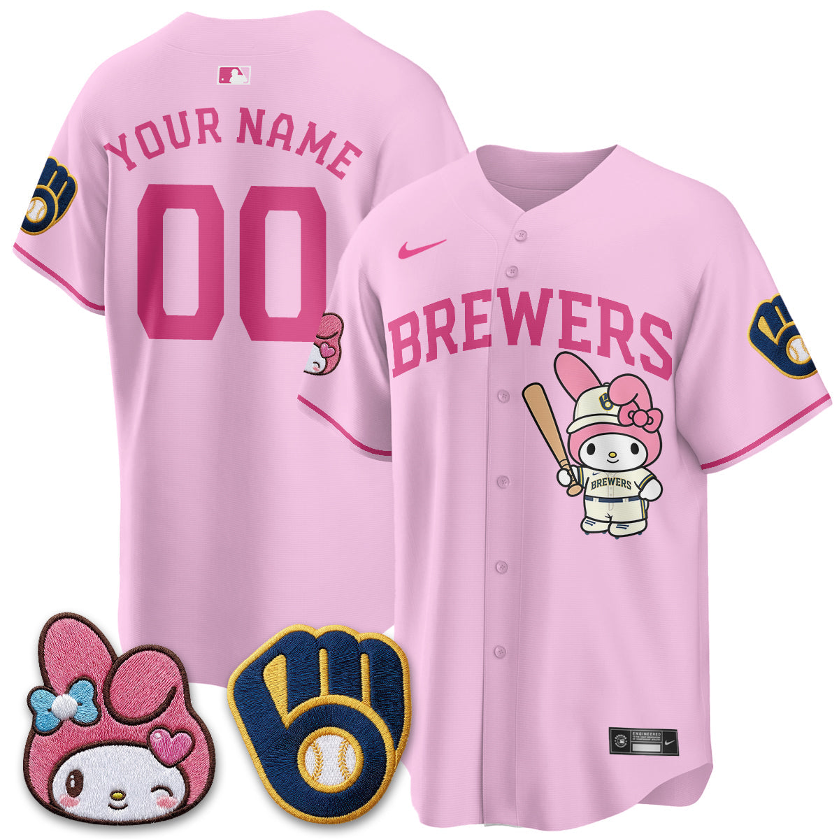 MIL x Pink Sanrio Friend Edition Vapor Custom Jersey - Stitched