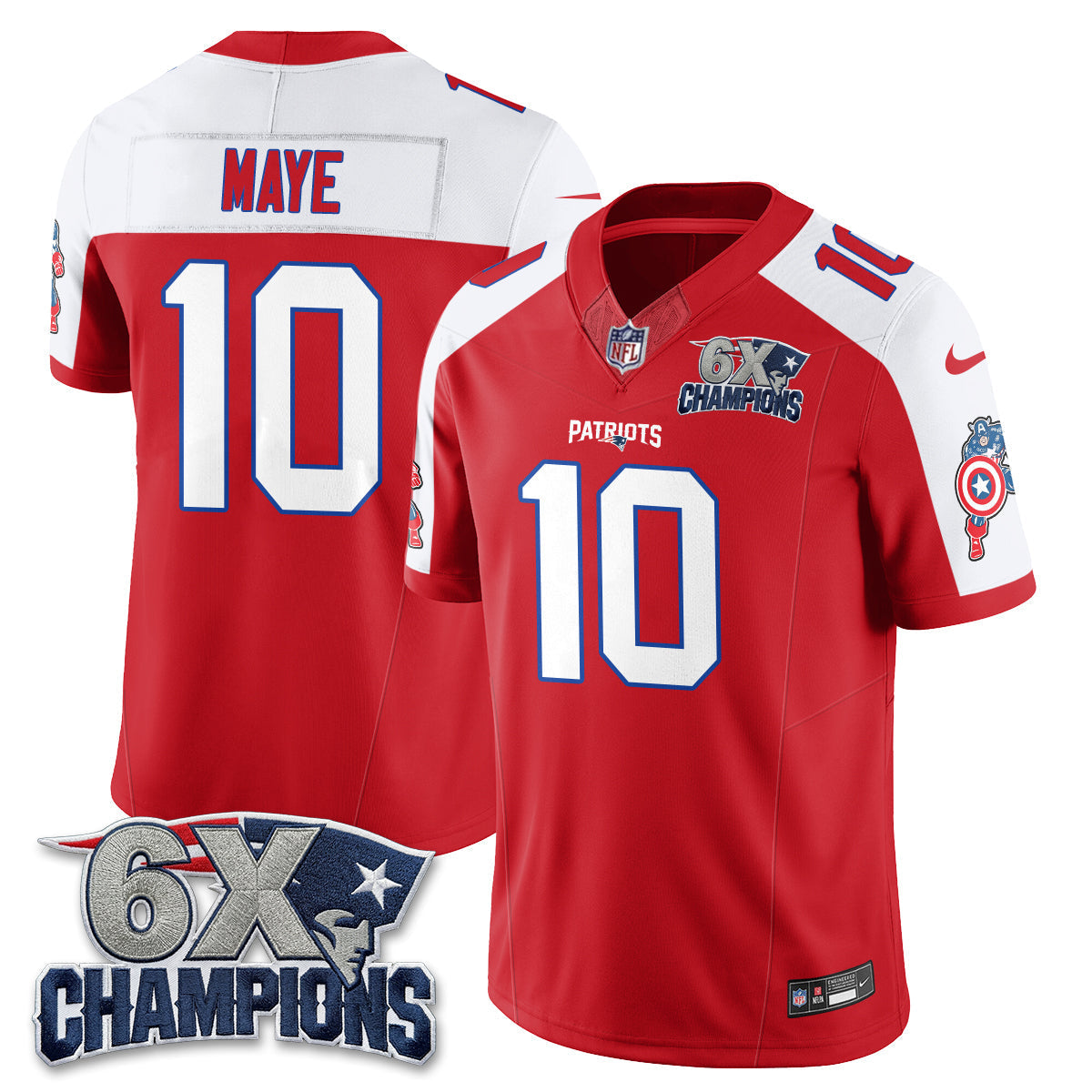 NE x Vibranium Shield Edition Vapor Jersey V2 - Stitched