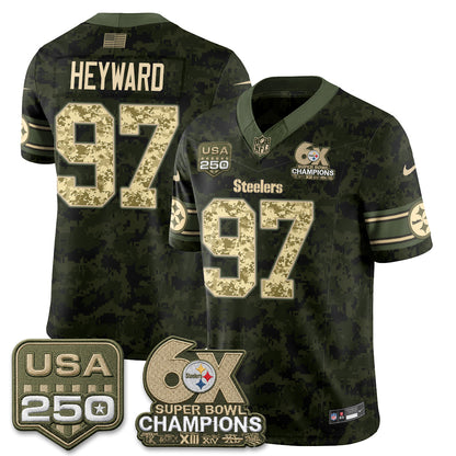 PIT 2026 Salute to Service Edition Vapor Jersey V2- Stitched