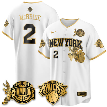 NYK 2026 NBA Finals x Bunny Vapor Jersey V2- Stitched