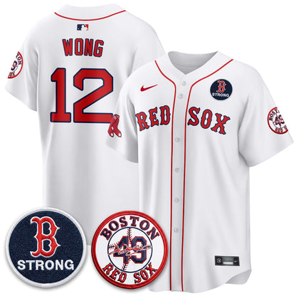 BOS Tim Wakefield Memorial Patch Vaper Premier Limited Jersey - Stitched V2